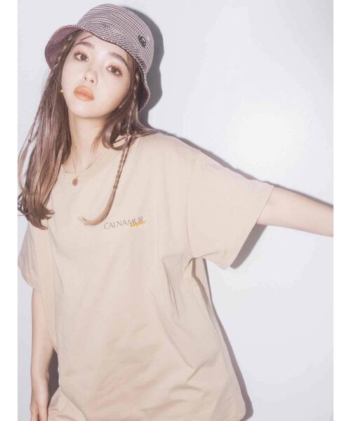 CALNAMUR（カルナムール）の「CALNAMUR Tシャツ（Tシャツ/カットソー・レディース・ホワイト/その他/ブラック/ベージュ・FREE）」の16枚目の写真