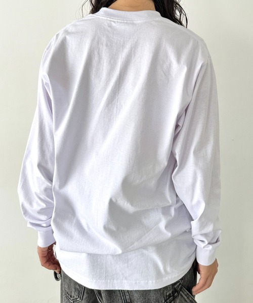 PRO CLUB (プロクラブ)の「PRO CLUB(プロクラブ) / 6.5オンス スーパーヘビーウェイト クルーネック 長袖 無地 ロンT / Heavyweight Cotton Long Crew Neck T-Shirt(Tシャツ/カットソー・メンズ・ホワイト/ブラック/ダークグリーン/ベージュ/レッド/ネイビー/チャコールグレー/オレンジ/バーガンディー/グレー/ブラウン・M/L/XL/XXL/S)」の19枚目の写真