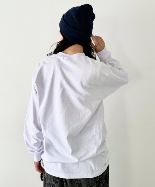 PRO CLUB (プロクラブ)の「PRO CLUB(プロクラブ) / 6.5オンス スーパーヘビーウェイト クルーネック 長袖 無地 ロンT / Heavyweight Cotton Long Crew Neck T-Shirt(Tシャツ/カットソー・メンズ・ホワイト/ブラック/ダークグリーン/ベージュ/レッド/ネイビー/チャコールグレー/オレンジ/バーガンディー/グレー/ブラウン・M/L/XL/XXL/S)」の20枚目の写真