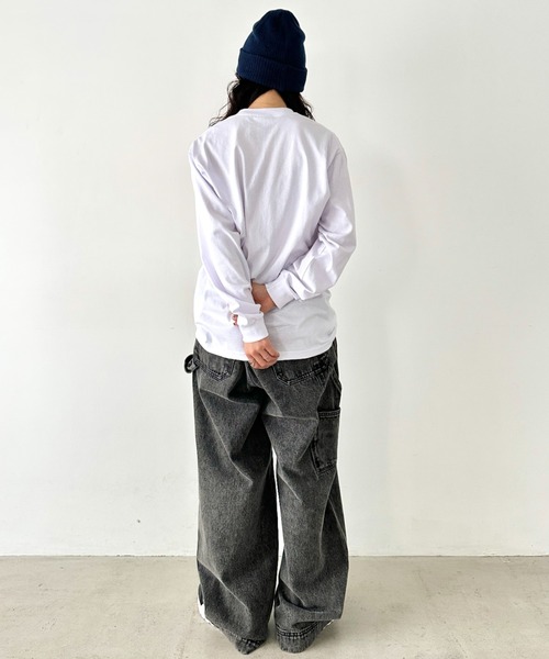 PRO CLUB (プロクラブ)の「PRO CLUB(プロクラブ) / 6.5オンス スーパーヘビーウェイト クルーネック 長袖 無地 ロンT / Heavyweight Cotton Long Crew Neck T-Shirt(Tシャツ/カットソー・メンズ・ホワイト/ブラック/ダークグリーン/ベージュ/レッド/ネイビー/チャコールグレー/オレンジ/バーガンディー/グレー/ブラウン・M/L/XL/XXL/S)」の21枚目の写真