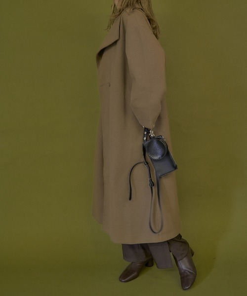 VANNIE U（ヴァニーユー）の「ビックカラーガウンコート（ダウンジャケット/コート・レディース・ブラック/ベージュ/パープル/アイボリー・FREE）」の16枚目の写真