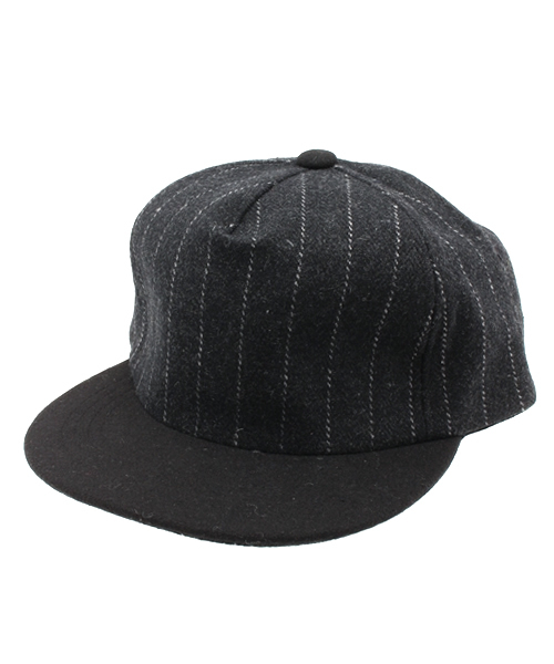 CIAOPANIC（チャオパニック）の「【Ciaopanic】ストライプキャップ（キャップ・レディース・ブラック/ダークグレー・FREE）」の2枚目の写真