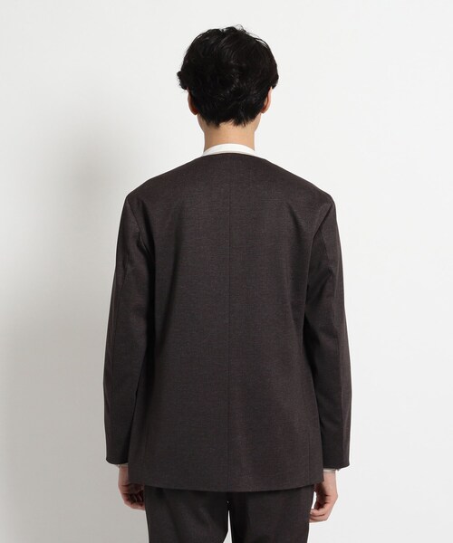 TAKEO KIKUCHI（タケオキクチ）の「◆抗ウイルス ノーカラー カーディガン ジャケット（ノーカラージャケット・メンズ・ダークブラウン/グレー系その他7・02/03/04）」の12枚目の写真