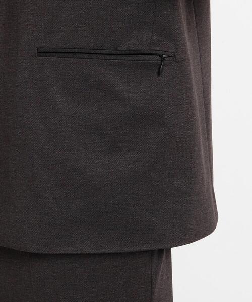 TAKEO KIKUCHI（タケオキクチ）の「◆抗ウイルス ノーカラー カーディガン ジャケット（ノーカラージャケット・メンズ・ダークブラウン/グレー系その他7・02/03/04）」の4枚目の写真