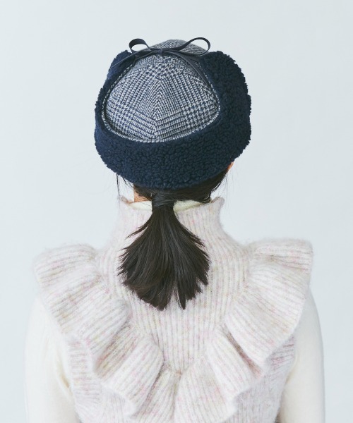 kaorinomori（カオリノモリ）の「カオリノモリ　ボルアスタキャップ（キャップ・レディース・ブラック/ネイビー/ブラウン・M/57.5cm）」の9枚目の写真