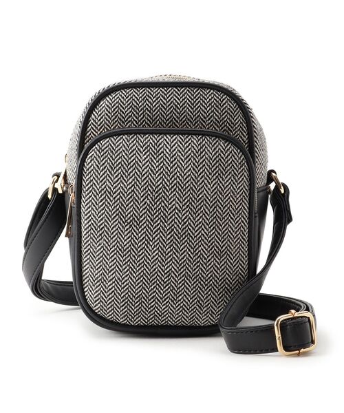 DRESKIP（ドレスキップ）の「◆ジャガード縦ショルダー（ショルダーバッグ・レディース・ブラック系4/ブラウン系5/ブラウン系6・00）」の2枚目の写真