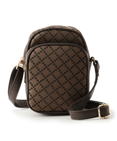 DRESKIP（ドレスキップ）の「◆ジャガード縦ショルダー（ショルダーバッグ・レディース・ブラック系4/ブラウン系5/ブラウン系6・00）」の4枚目の写真