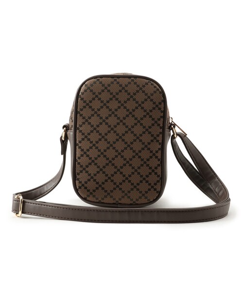 DRESKIP（ドレスキップ）の「◆ジャガード縦ショルダー（ショルダーバッグ・レディース・ブラック系4/ブラウン系5/ブラウン系6・00）」の8枚目の写真