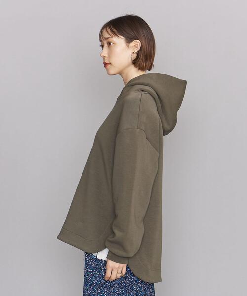 BEAUTY&YOUTH UNITED ARROWS（ビューティーアンドユースユナイテッドアローズ）の「BY ダンボールフード プルオーバー◆（パーカー・レディース・ホワイト/ダークグレー/モカ/ライム・FREE）」の13枚目の写真