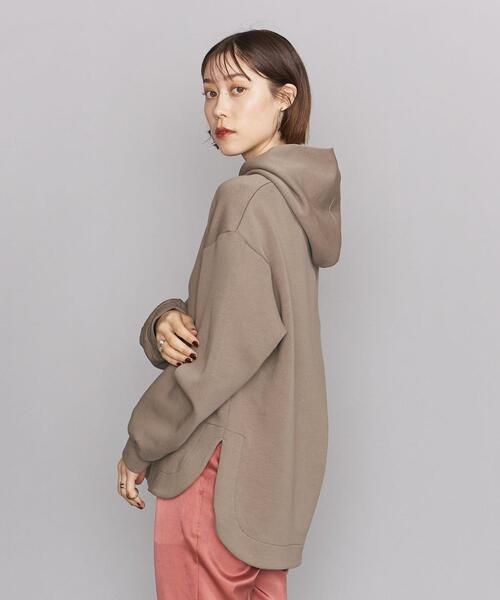 BEAUTY&YOUTH UNITED ARROWS（ビューティーアンドユースユナイテッドアローズ）の「BY ダンボールフード プルオーバー◆（パーカー・レディース・ホワイト/ダークグレー/モカ/ライム・FREE）」の14枚目の写真