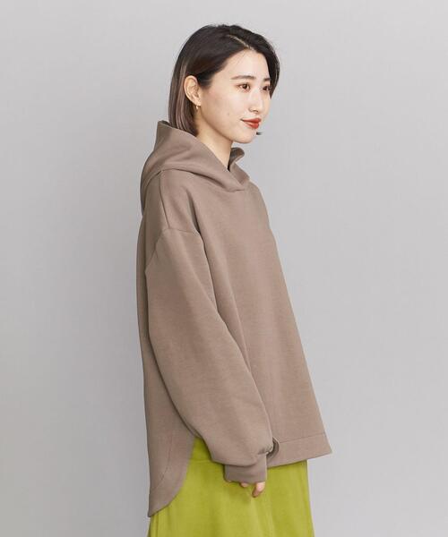 BEAUTY&YOUTH UNITED ARROWS（ビューティーアンドユースユナイテッドアローズ）の「BY ダンボールフード プルオーバー◆（パーカー・レディース・ホワイト/ダークグレー/モカ/ライム・FREE）」の15枚目の写真