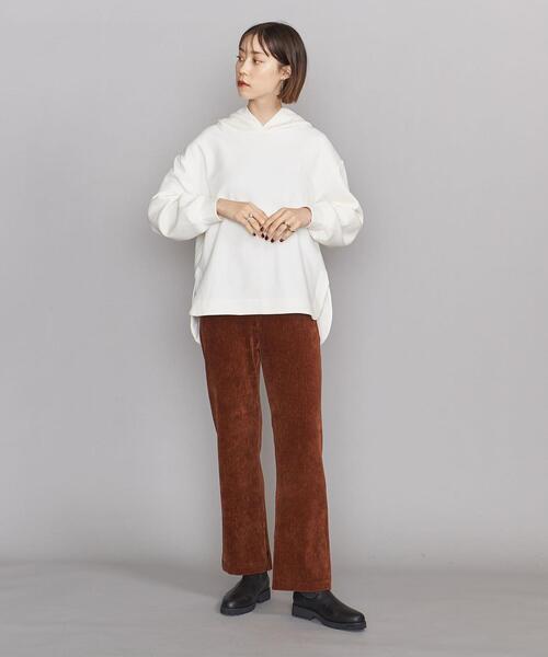 BEAUTY&YOUTH UNITED ARROWS（ビューティーアンドユースユナイテッドアローズ）の「BY ダンボールフード プルオーバー◆（パーカー・レディース・ホワイト/ダークグレー/モカ/ライム・FREE）」の22枚目の写真