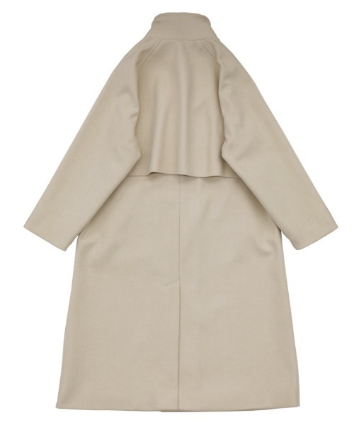 select MOCA（セレクトモカ）の「スタンドカラーフェイクウールケープ