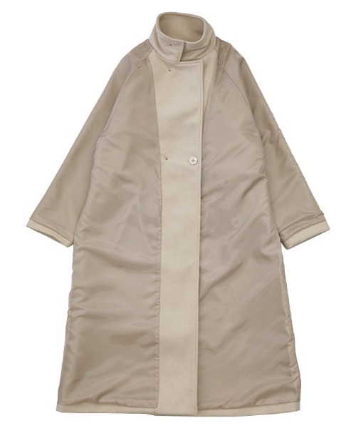 select MOCA（セレクトモカ）の「スタンドカラーフェイクウールケープ