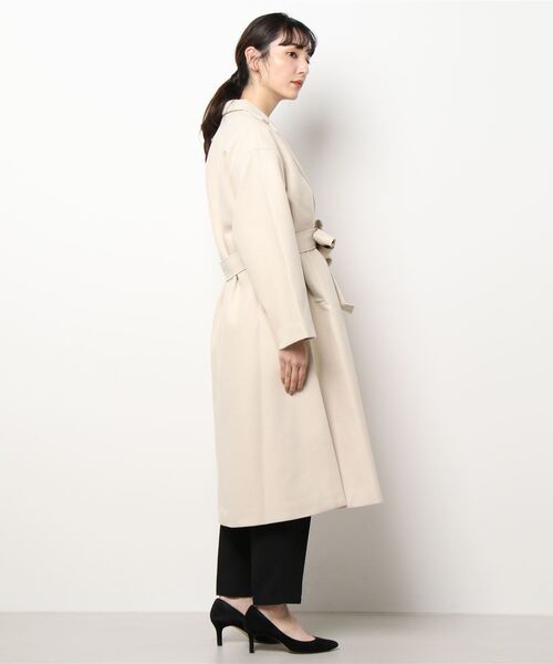 coca(coca)(コカ)の「ビッグシルエットチェスターコート(チェスターコート・レディース・ブラック/ブラウン/ブルー/アイボリー・M/L)」の7枚目の写真
