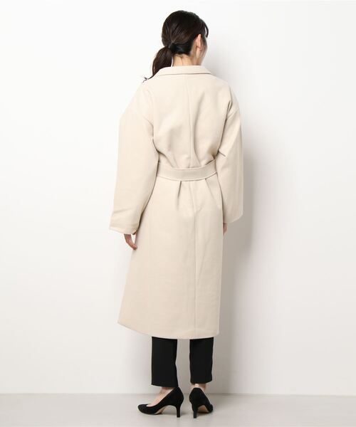 coca(coca)(コカ)の「ビッグシルエットチェスターコート(チェスターコート・レディース・ブラック/ブラウン/ブルー/アイボリー・M/L)」の6枚目の写真