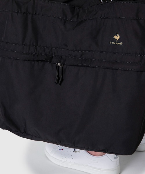 le coq sportif(ルコックスポルティフ)の「スポーツ メンズ レディース ユニセックス トートバッグ 小物 バッグ アクセサリー カジュアル トレーニングウエア スポーツウエア(トートバッグ・メンズ・ブラック/ベージュ・F)」の6枚目の写真