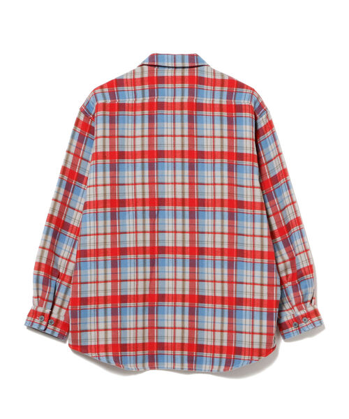 BEAMS（ビームス）の「BEAMS / フリース チェック シャツ（シャツ/ブラウス・メンズ・レッド/ブラック・SMALL/X-LARGE/MEDIUM/LARGE）」の17枚目の写真