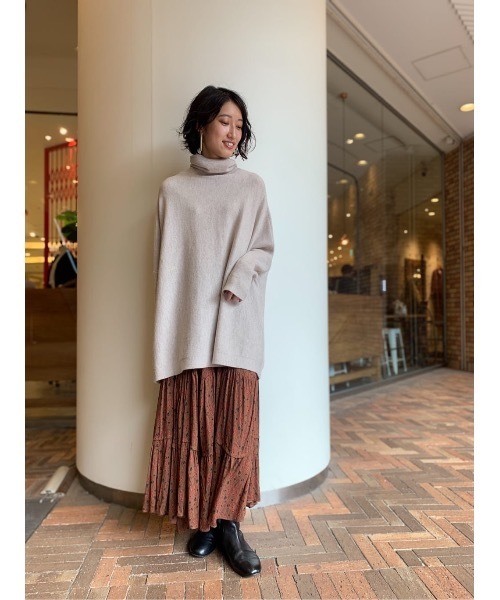 BEARDSLEY BIGニットハイネック BEARDSLEY（ビアズリー）の「BIGニットハイネックショート（ニット