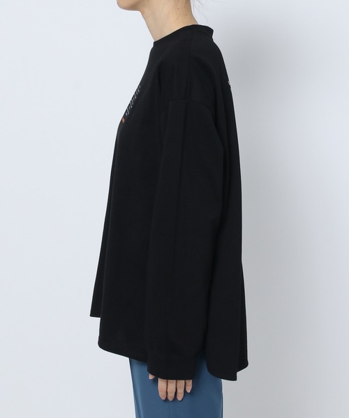 PAGEBOY(ページボーイ)の「チュニックロゴロンT(Tシャツ/カットソー・レディース・ブラック/オフホワイト/グリーン系その他・FREE)」の5枚目の写真