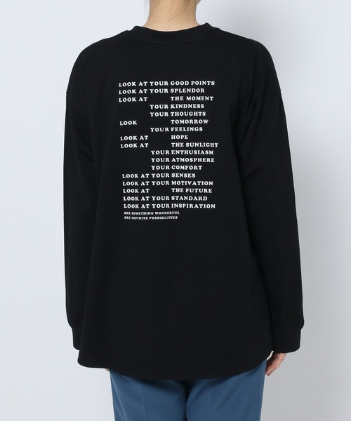 PAGEBOY(ページボーイ)の「チュニックロゴロンT(Tシャツ/カットソー・レディース・ブラック/オフホワイト/グリーン系その他・FREE)」の18枚目の写真