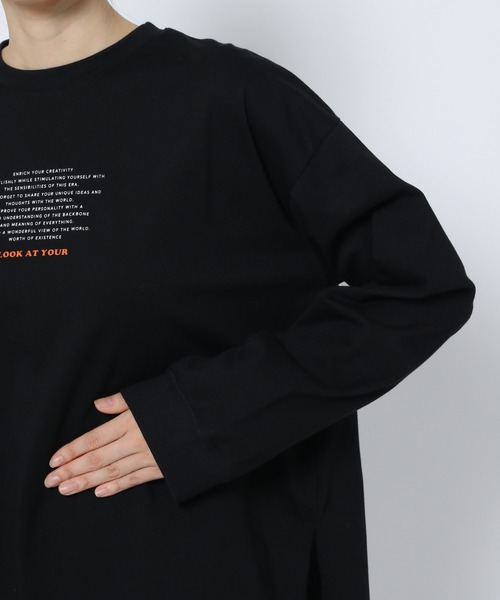 PAGEBOY(ページボーイ)の「チュニックロゴロンT(Tシャツ/カットソー・レディース・ブラック/オフホワイト/グリーン系その他・FREE)」の15枚目の写真