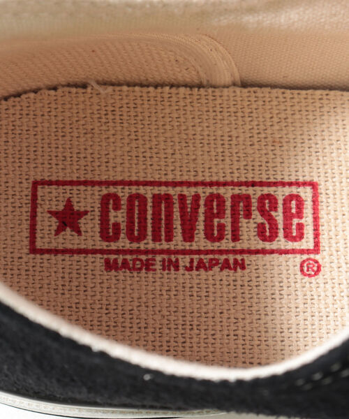 CONVERSE（コンバース）の「【CONVERSE/コンバース】SUEDE ALL STAR J OX スエードオールスターJ ローカット 日本製（スニーカー・メンズ・ブラック・26/27/28）」の7枚目の写真