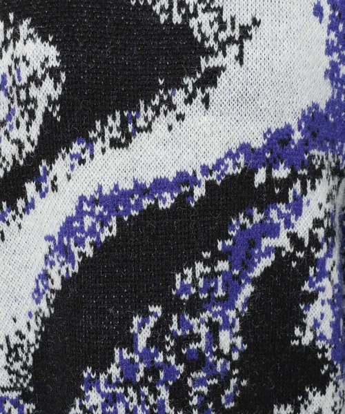 PAGEBOY（ページボーイ）の「マーブルジャガードニットワンピース（ワンピース・レディース・ブラック/オフホワイト・FREE）」の9枚目の写真