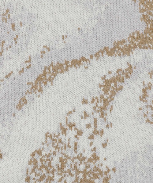 PAGEBOY（ページボーイ）の「マーブルジャガードニットワンピース（ワンピース・レディース・ブラック/オフホワイト・FREE）」の5枚目の写真