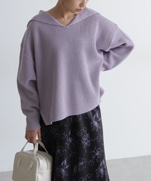 FREE'S MART | ◆セーラーカラー畦チュニックニット(ニット/セーター)