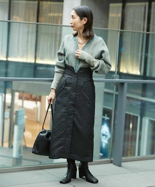 styling/（スタイリング）の「ジャガードニットカーディガン（ニット