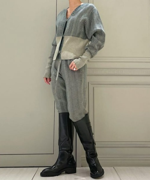 styling/（スタイリング）の「ジャガードニットカーディガン（ニット