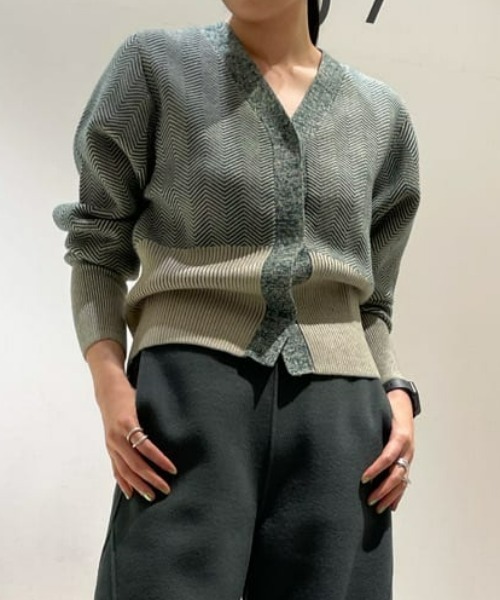 styling/（スタイリング）の「ジャガードニットカーディガン（ニット