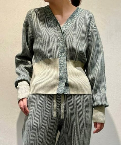 styling/（スタイリング）の「ジャガードニットカーディガン（ニット