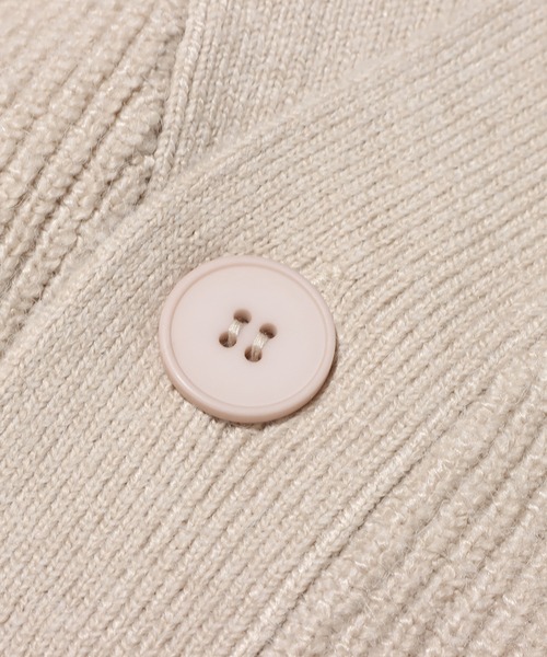 UGG（アグ）の「UGG@mos ニット ロングカーディガン / アグ ニット ロングカーディガン（カーディガン/ボレロ・レディース・ベージュ/グレー・L/M）」の5枚目の写真