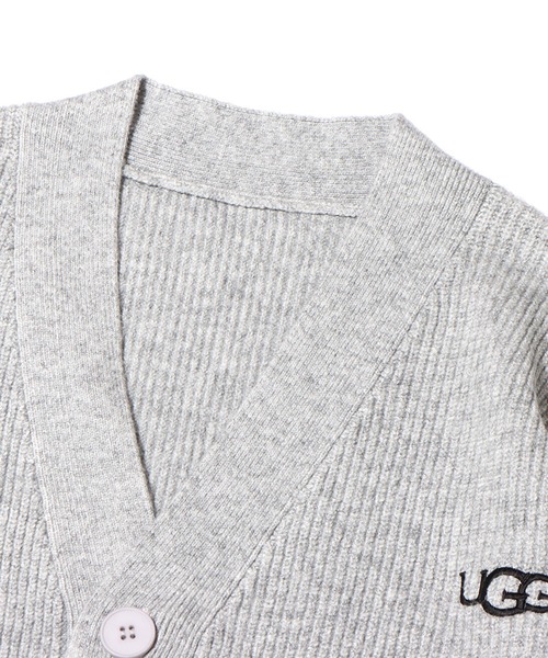 UGG（アグ）の「UGG@mos ニット ロングカーディガン / アグ ニット ロングカーディガン（カーディガン/ボレロ・レディース・ベージュ/グレー・L/M）」の13枚目の写真