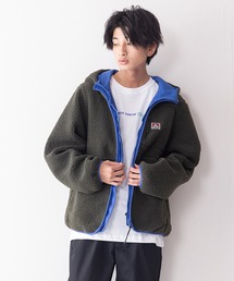 【BEN DAVIS/ベンデイビス】リバーシブルボアパーカージャケット ユニセックス