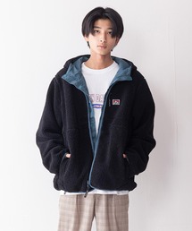 【BEN DAVIS／ベンデイビス】リバーシブルボアパーカージャケット　ユニセックス