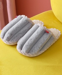 低反発ソールのモコモコボアスリッパ ルームシューズ レディース 室内履き 冬