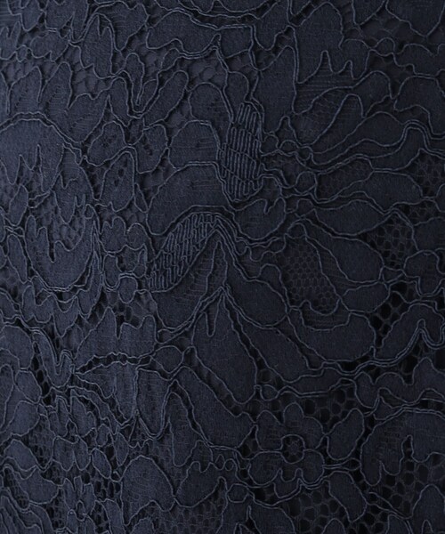 OPAQUE.CLIP（オペークドットクリップ）の「◆スカラップレースタイトスカート【WEB限定サイズ】（スカート・レディース・ネイビー/ライトグレー・38/42/36/40/34）」の6枚目の写真