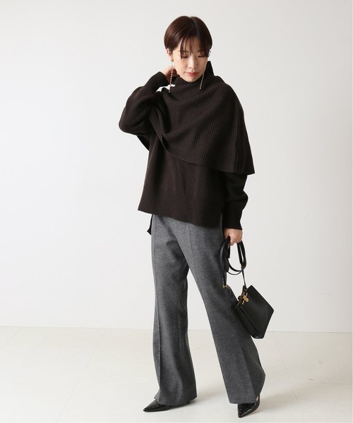 journal standard L'essage（ジャーナルスタンダードレサージュ）の「ウールジャージイージーパンツ◆（その他パンツ・レディース・ブラック/グレー/ブルー・FREE）」の17枚目の写真