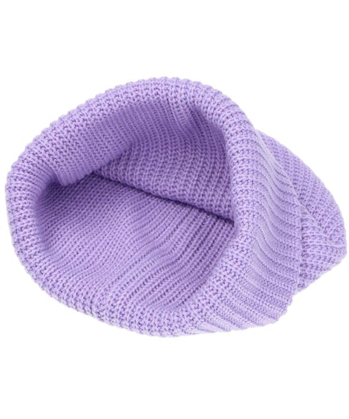 X-girl（エックスガール）の「MILLS LOGO KNIT CAP（ニットキャップ/ビーニー・レディース・ブラック/ピンク/ライトパープル・ONE SIZE）」の5枚目の写真