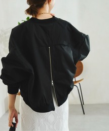 【WEB限定】バックデザインショートブルゾン
