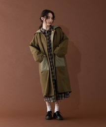 idem レースウールコート idem（イデム）の「quilting sailor modcoat/キルティング