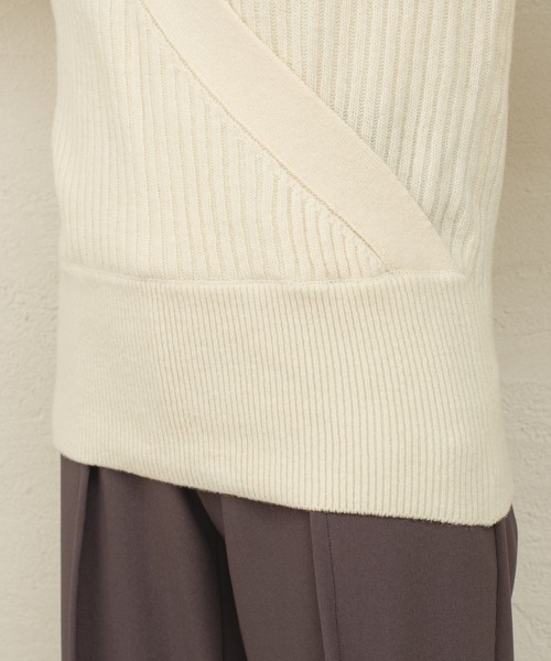 ONEME(ワンム)の「【 ONEME 】 パフギャザーカシュクール二ット(ニット/セーター・レディース・ホワイト系その他/ミント・FREE)」の7枚目の写真
