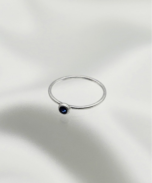 SIGNAL(シグナル)の「【SIGNAL/シグナル】Gem Ring / ジェムリング(リング・レディース・シルバー/ゴールド・#10)」の6枚目の写真