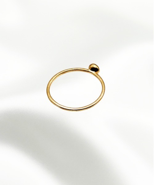 SIGNAL(シグナル)の「【SIGNAL/シグナル】Gem Ring / ジェムリング(リング・レディース・シルバー/ゴールド・#10)」の4枚目の写真