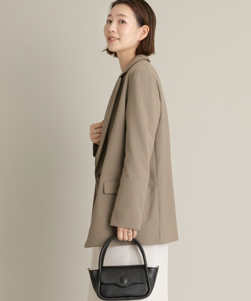 F by ROSSO（エフバイロッソ）の「F by ROSSO　オーバーテーラードジャケット（テーラードジャケット・レディース・ネイビー/グレー系その他・38/36）」の5枚目の写真