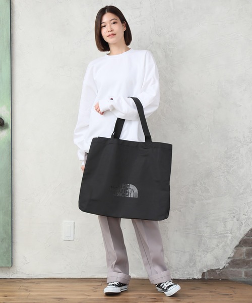 THE NORTH FACE（ザノースフェイス）の「【THE NORTH FACE/ザノースフェイス】SHOPPER BAG L(ショッパーバッグ L)（トートバッグ・メンズ・ブラック・FREE）」の8枚目の写真