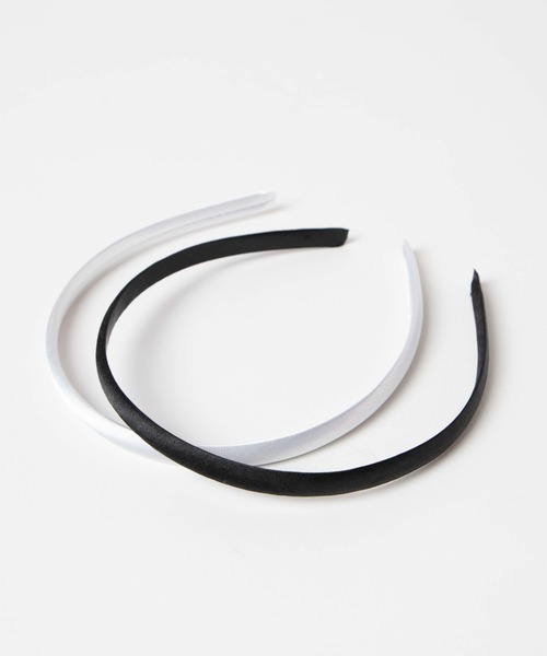 WEGO(ウィゴー)の「WEGO/【2点セット】サテン細カチューシャ(カチューシャ・レディース・その他1/その他2/その他3/その他4・FREE)」の1枚目の写真